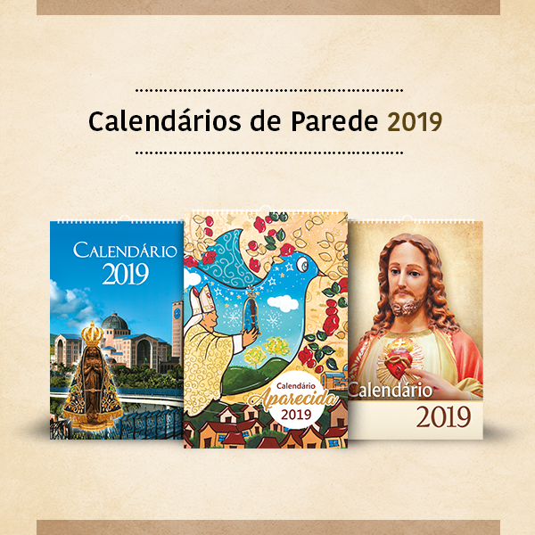 Calend&aacute;rio de parede 2019