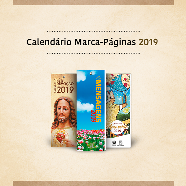 Calend&aacute;rio Marca-p&aacute;ginas 2019