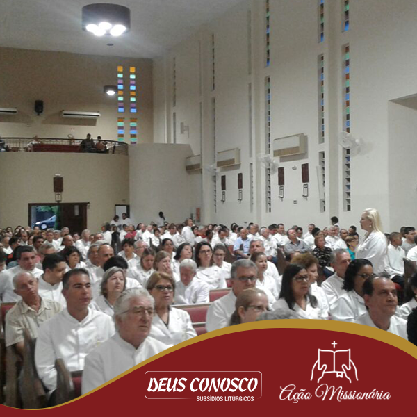 Ministros da Eucaristia da Par&oacute;quia Nossa Senhora M&atilde;e da Igreja em Presidente Prudente