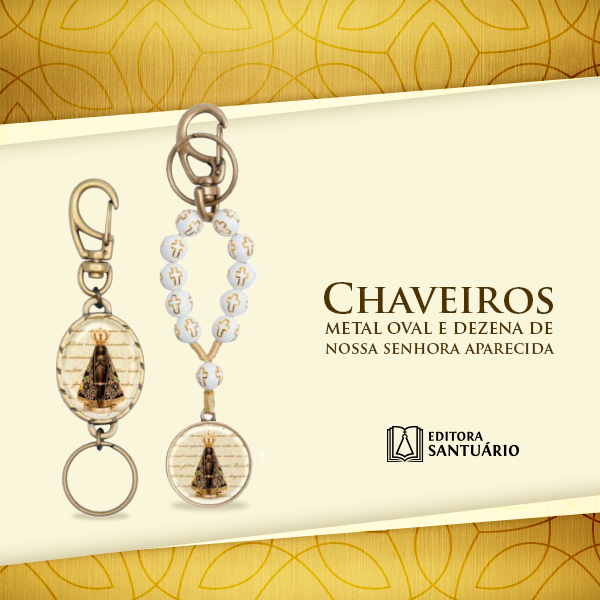 Chaveiros exclusivos - 300 anos de ben&ccedil;&atilde;os