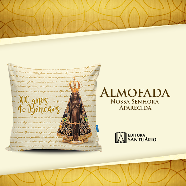 Almofadas exclusivas - 300 anos de ben&ccedil;&atilde;os